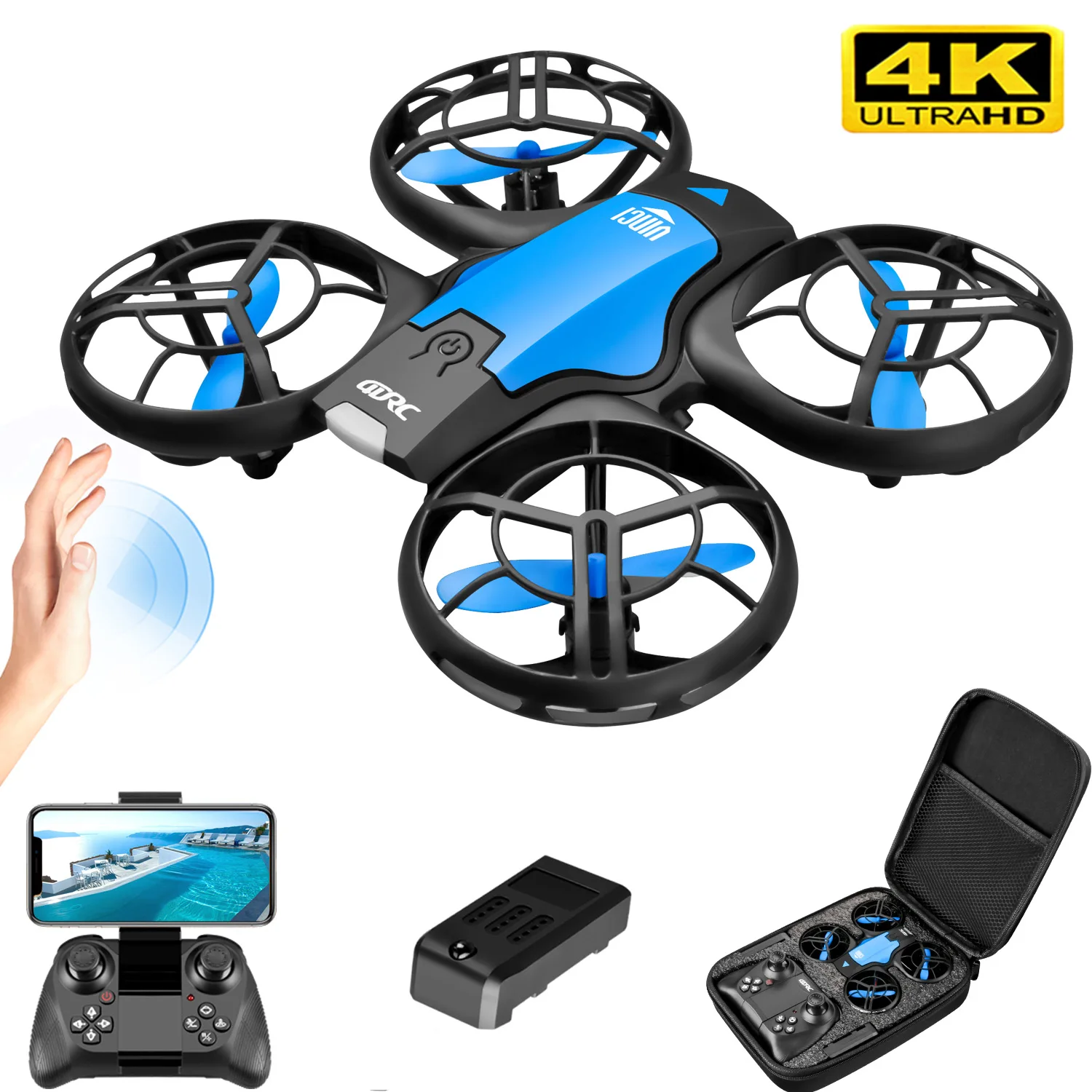 Drone Racing Camera - V8 Yeni Mini Drone 4K Profesyonel